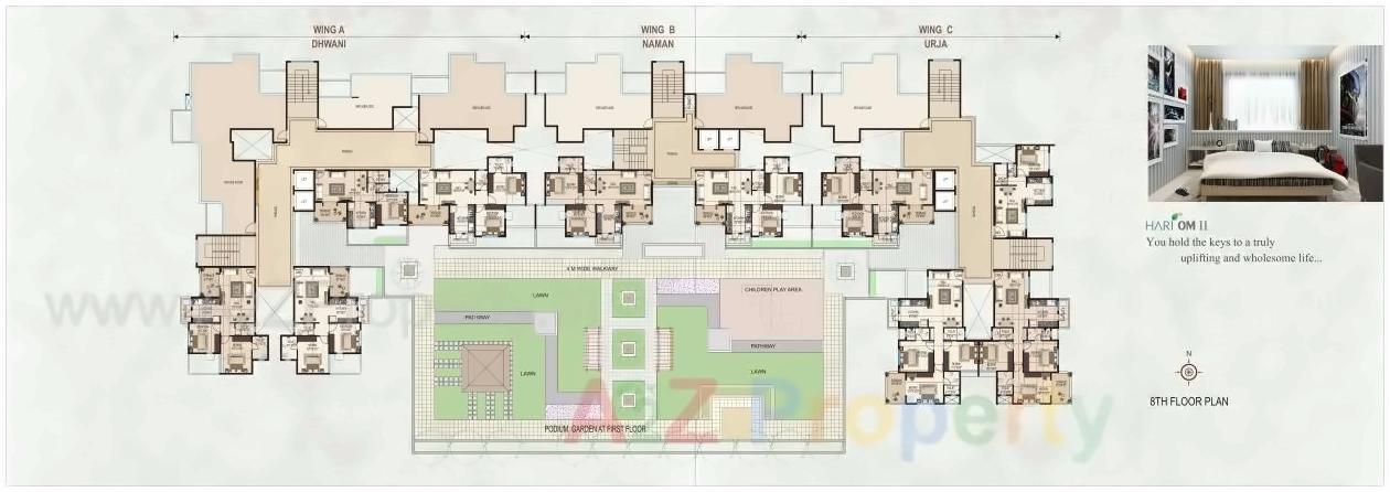 Layout of real estate project Hari Om located at Nashik, Nashik, Maharashtra