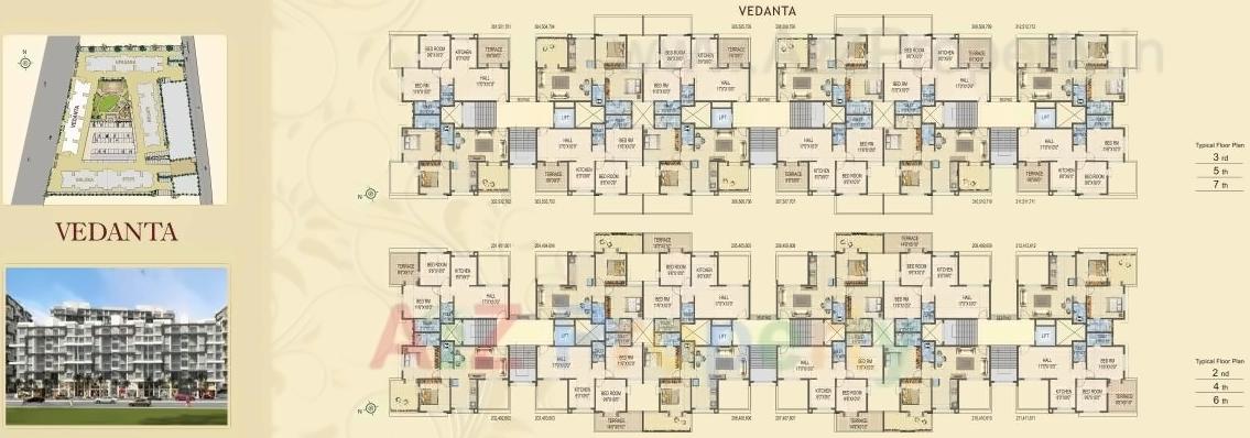 Layout of real estate project Hari Sanskruti located at Deolaligaon, Nashik, Maharashtra