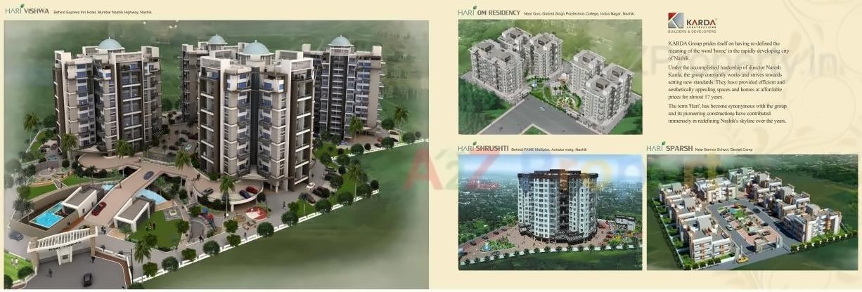 3D Elevation of real estate project Hari Sanskruti located at Deolaligaon, Nashik, Maharashtra