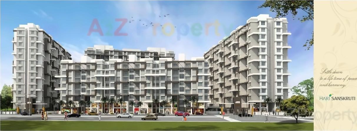 3D Elevation of real estate project Hari Sanskruti located at Deolaligaon, Nashik, Maharashtra