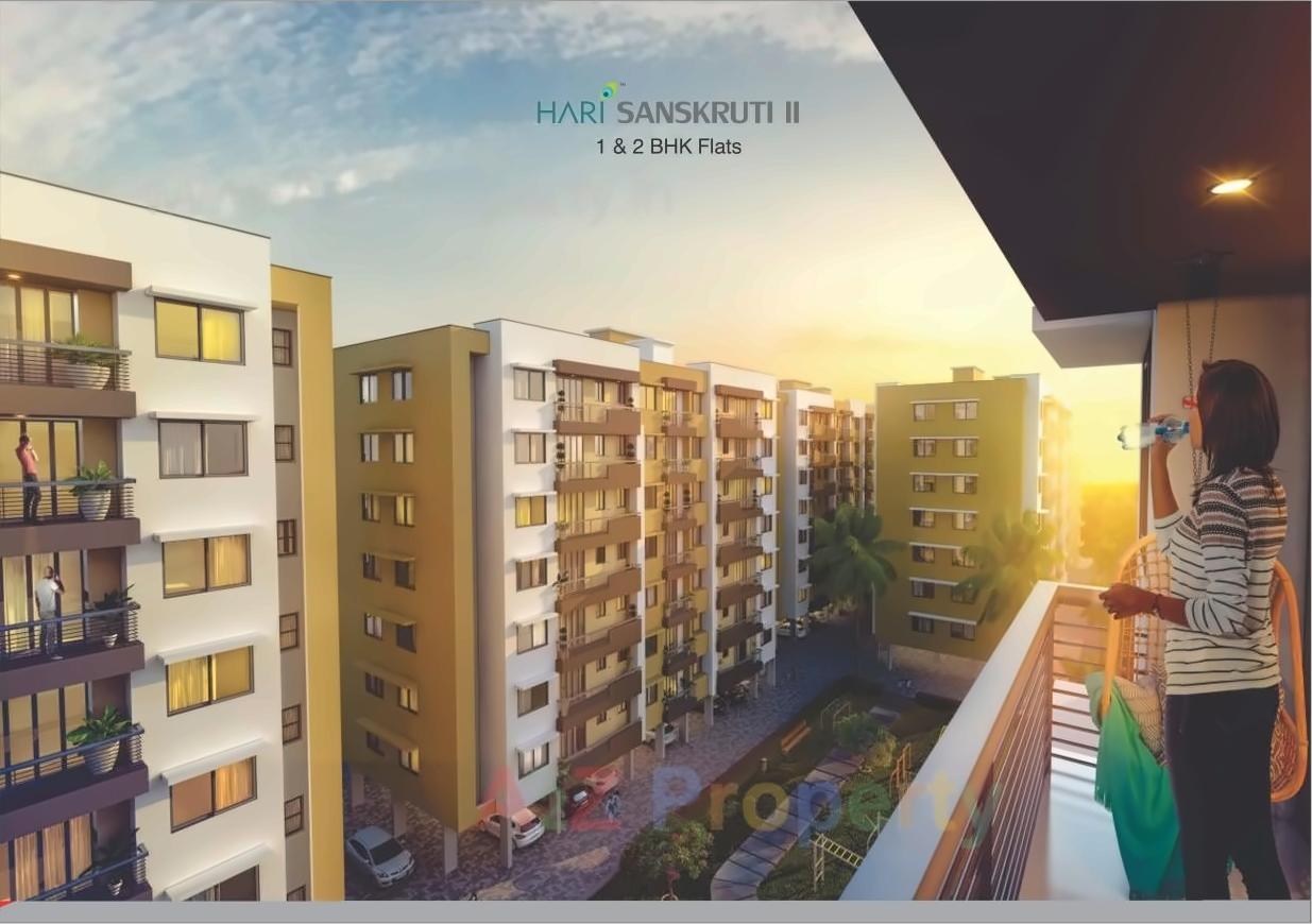 3D Elevation of real estate project Hari Sanskruti located at Deolaligaon, Nashik, Maharashtra