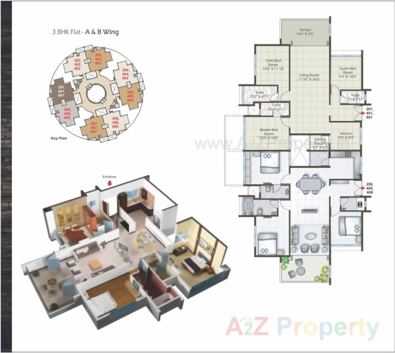 Layout of real estate project Hari Vishwa located at Nashik, Nashik, Maharashtra