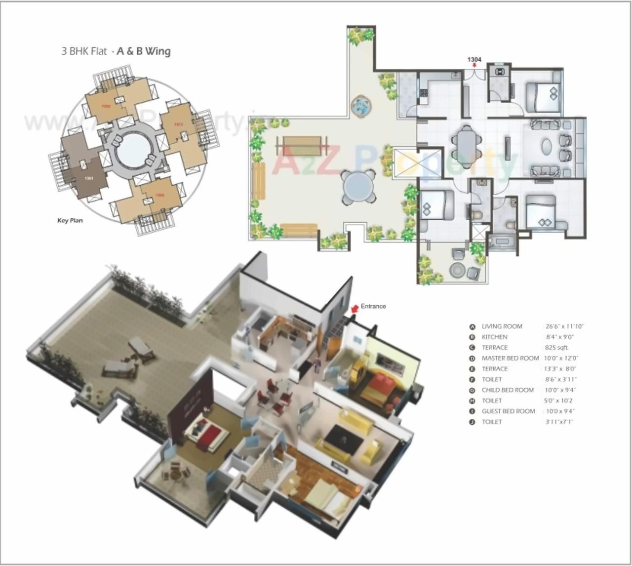 Layout of real estate project Hari Vishwa located at Nashik, Nashik, Maharashtra