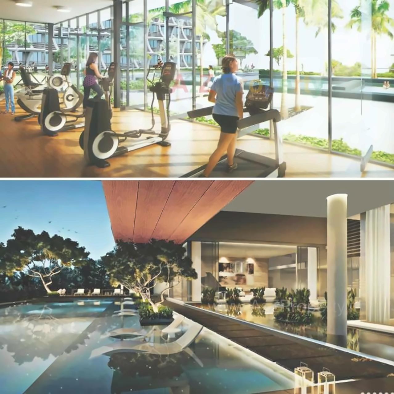 3D Elevation of real estate project Karmaa Galaxy located at Nashik-m-corp, Nashik, Maharashtra