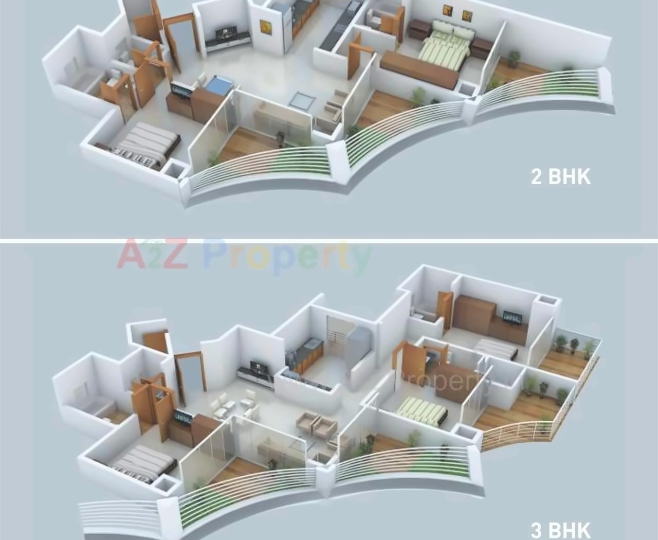 Layout of real estate project Karmaa Galaxy located at Nashik-m-corp, Nashik, Maharashtra