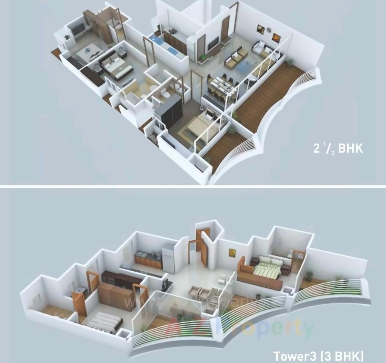 Layout of real estate project Karmaa Galaxy located at Nashik-m-corp, Nashik, Maharashtra
