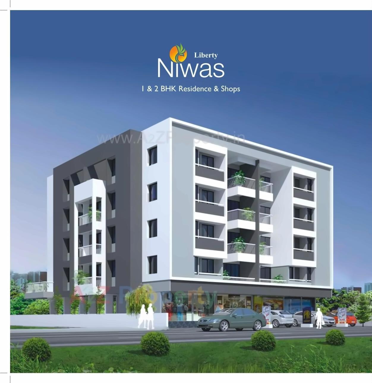 3D Elevation of real estate project Liberty Niwas located at Nashik, Nashik, Maharashtra