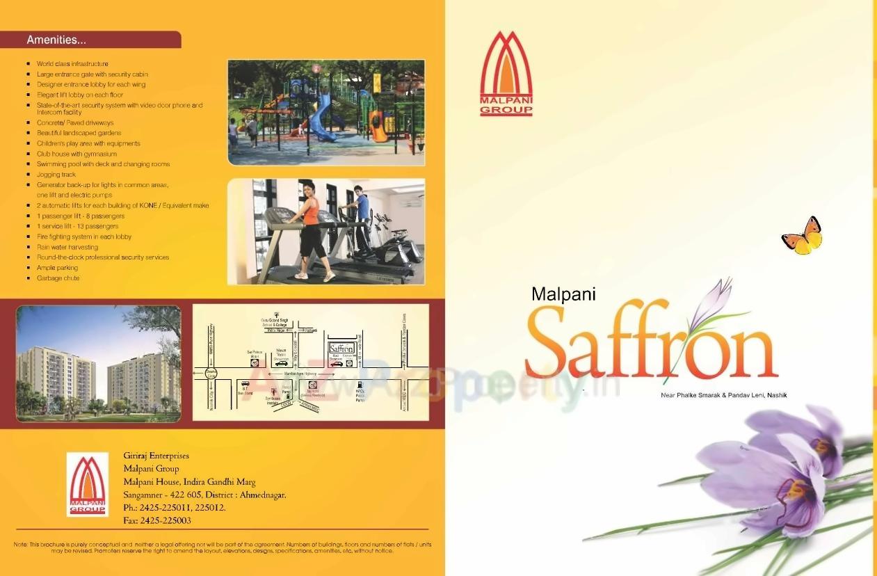  of real estate project Malpani Saffron  No located at Nashik-m-corp, Nashik, Maharashtra
