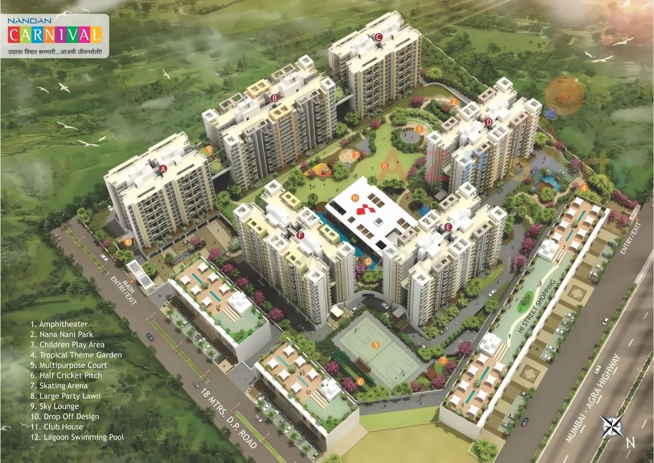 Image 22775 4 of real estate project Nandan Carnival located at Nashik-m-corp, Nashik, Maharashtra