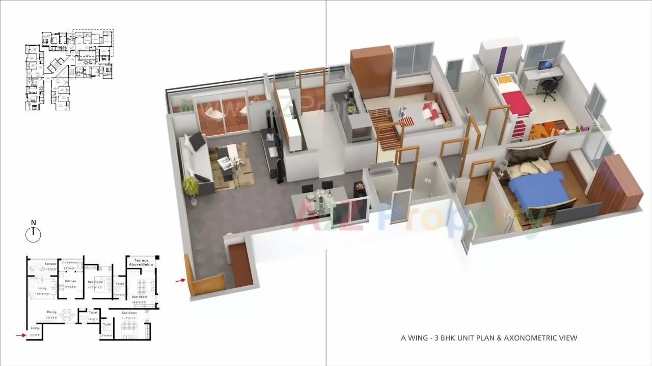 Layout of real estate project Natures Pride located at Nashik-m-corp, Nashik, Maharashtra