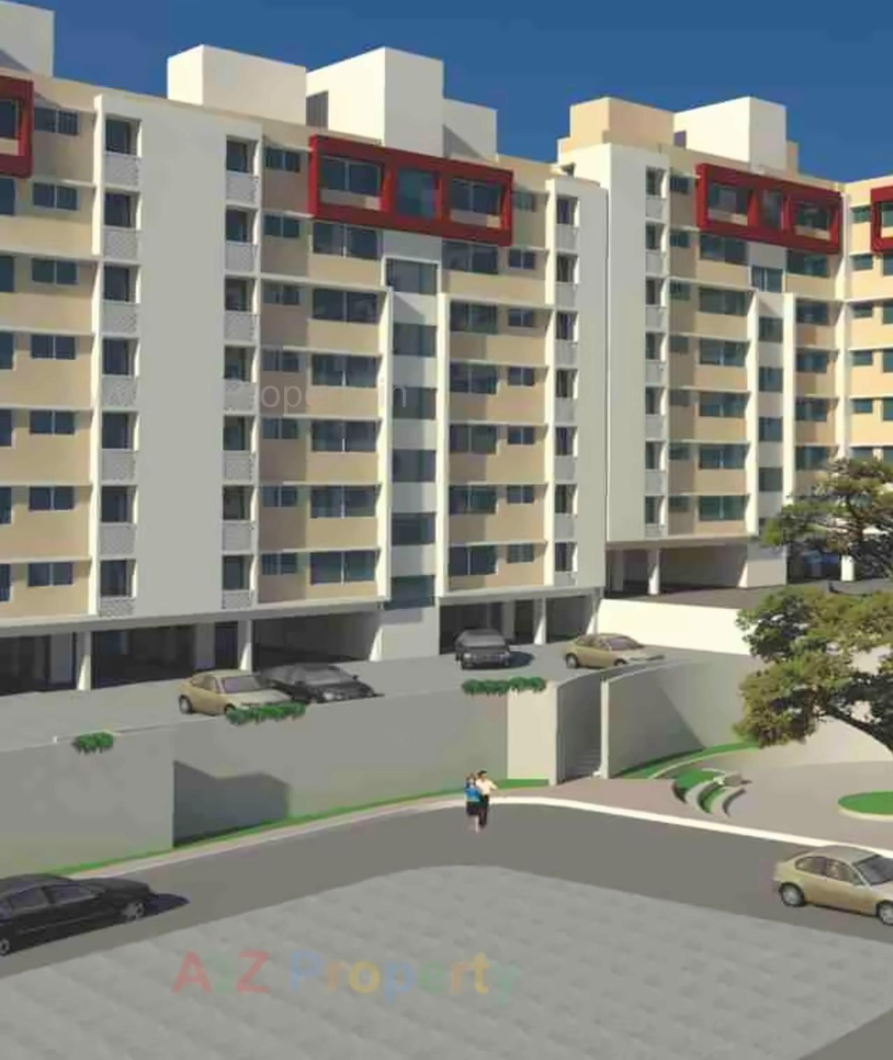 3D Elevation of real estate project Nirman Vrindavan Gardens located at Nashik, Nashik, Maharashtra