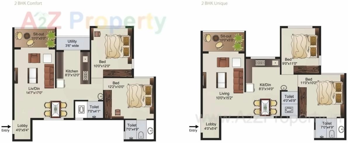 Layout of real estate project Parksyde Homes located at Nashik, Nashik, Maharashtra
