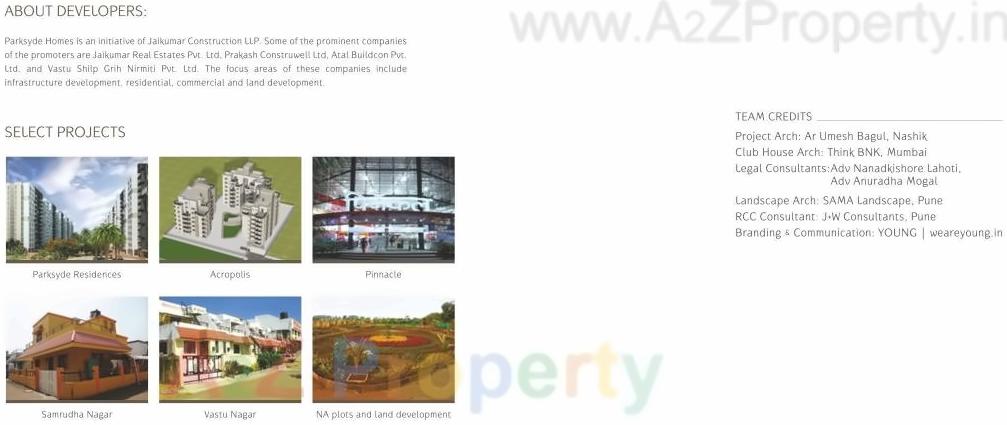  of real estate project Parksyde Homes located at Nashik, Nashik, Maharashtra