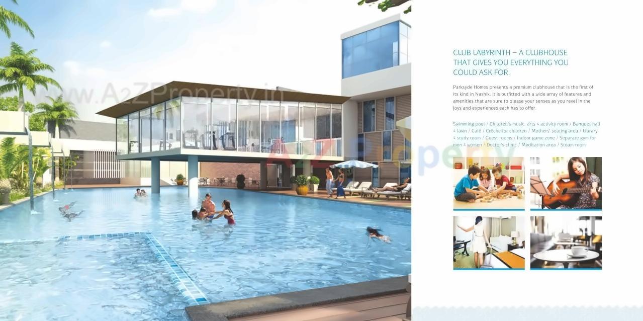 3D Elevation of real estate project Parksyde Homes located at Nashik, Nashik, Maharashtra