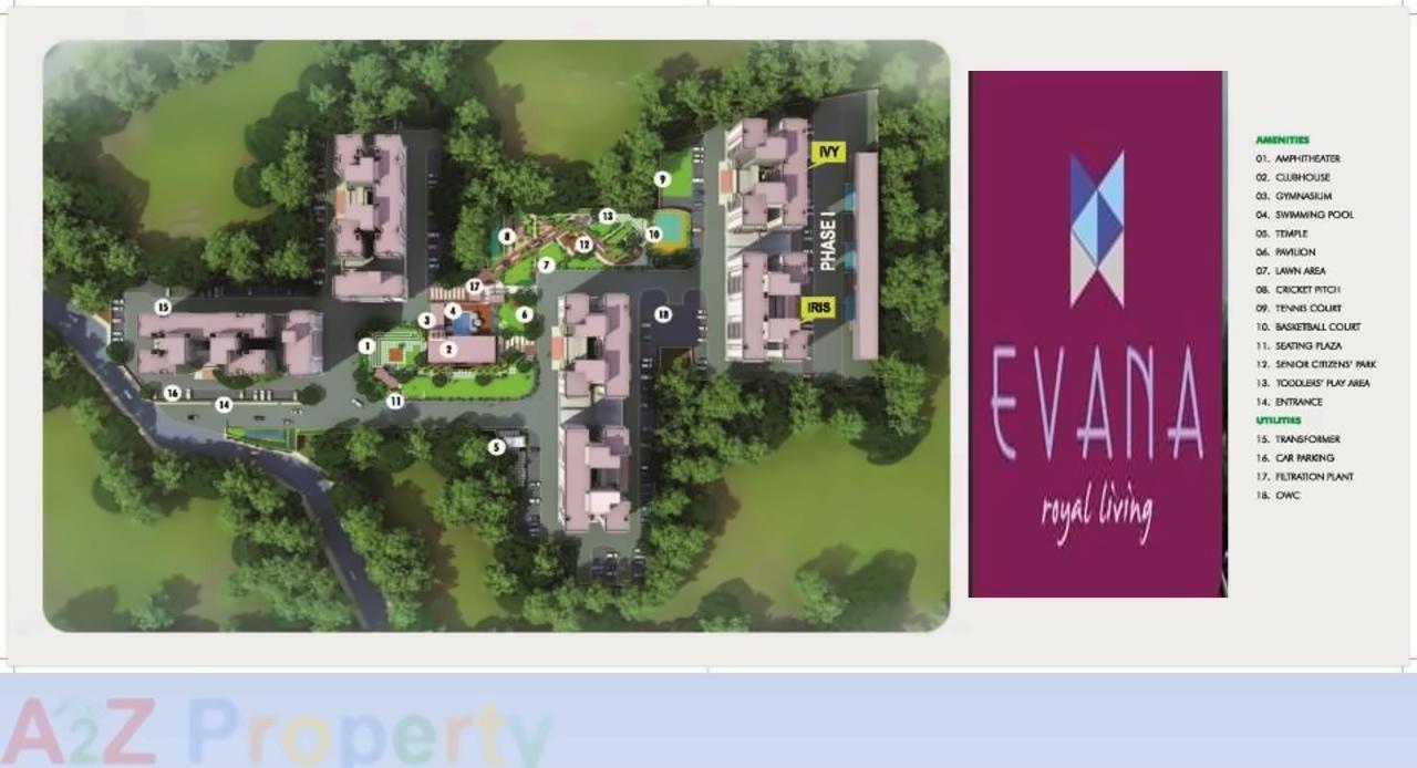 Layout of real estate project Prabhav Evana located at Nashik-m-corp, Nashik, Maharashtra