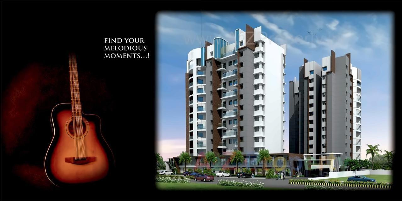 3D Elevation of real estate project Prabhus Atlantis located at Aanandwali, Nashik, Maharashtra