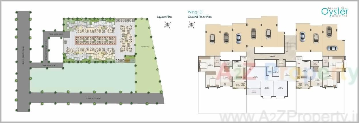Layout of real estate project Rajashree Oyster located at Nashik, Nashik, Maharashtra