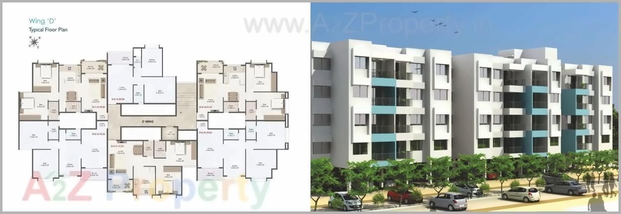 Layout of real estate project Rajashree Oyster located at Nashik, Nashik, Maharashtra