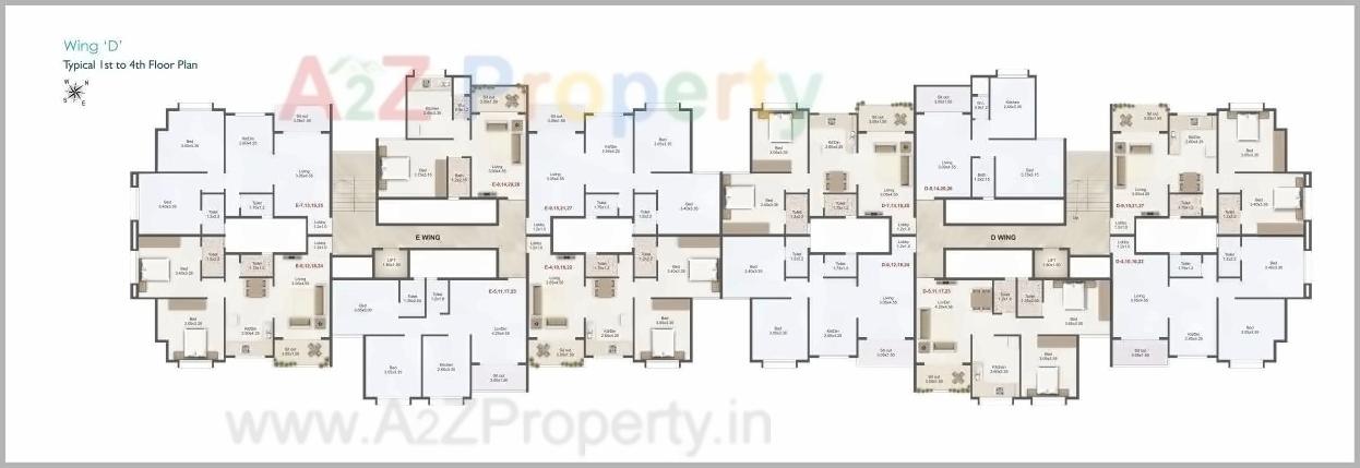 Layout of real estate project Rajashree Oyster located at Nashik, Nashik, Maharashtra