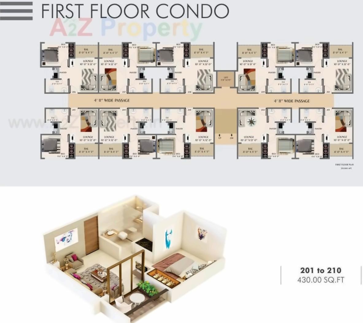 Layout of real estate project Ram Realtys Mountain Shadow located at Pardevi, Nashik, Maharashtra