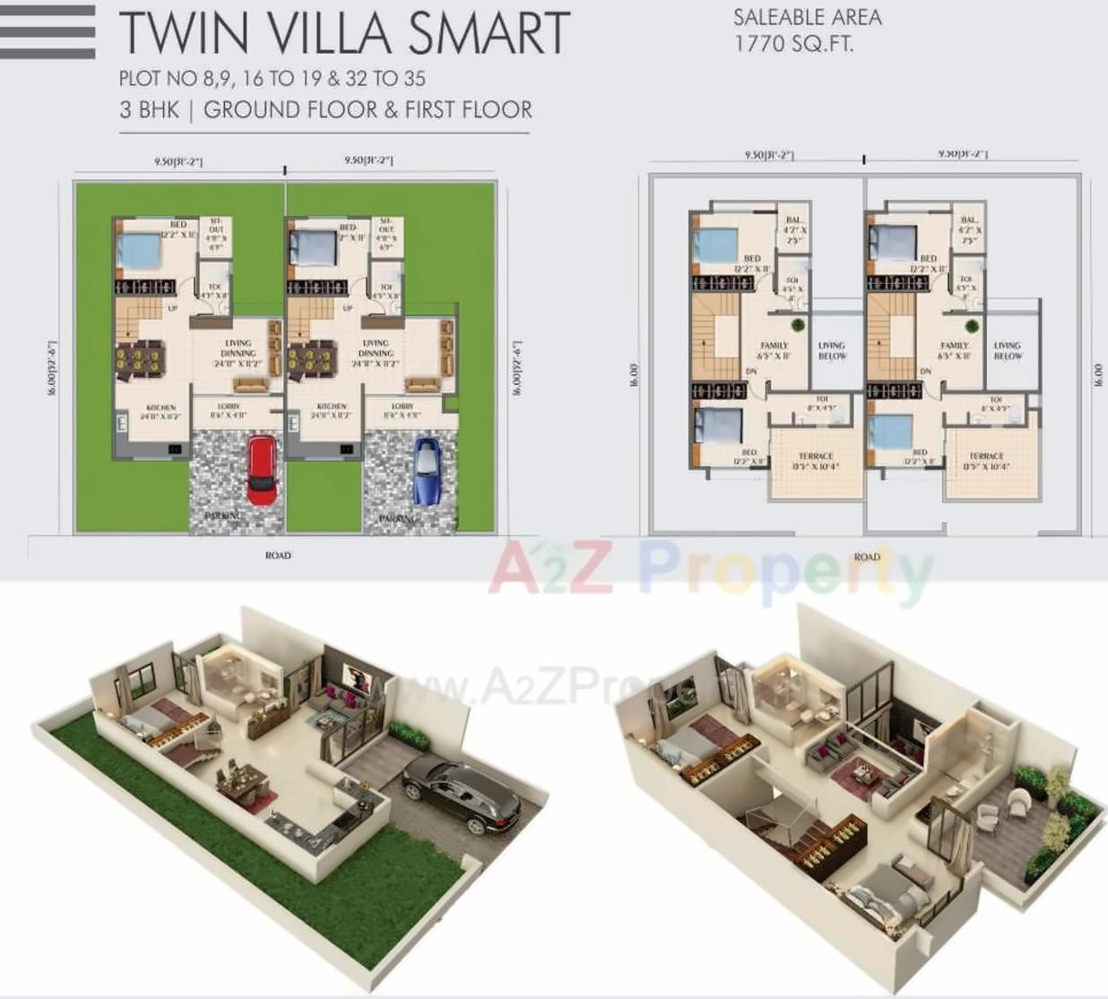 Layout of real estate project Ram Realtys Mountain Shadow located at Pardevi, Nashik, Maharashtra