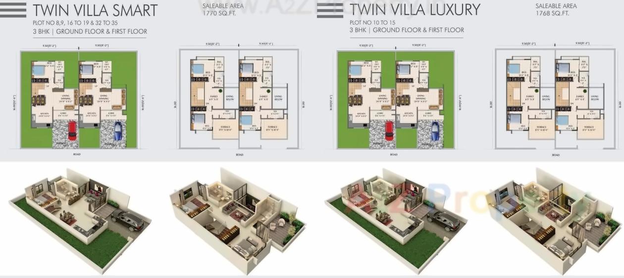 Layout of real estate project Ram Realtys Mountain Shadow located at Pardevi, Nashik, Maharashtra