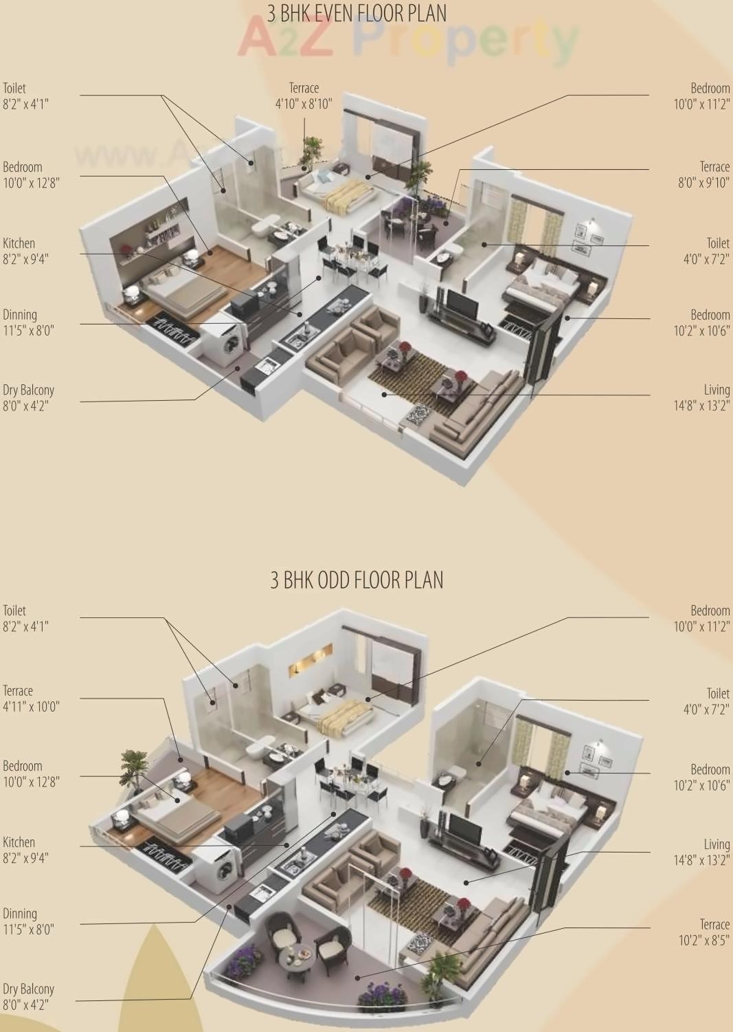 Layout of real estate project Ravi Renaissance located at Nashik-m-corp, Nashik, Maharashtra