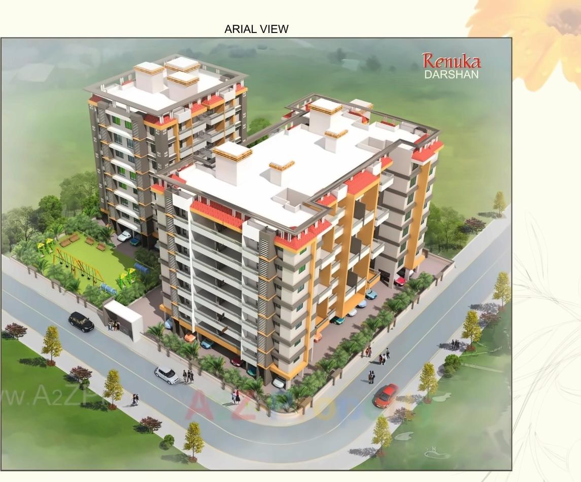3D Elevation of real estate project Renuka Darshan located at Vihitgaon, Nashik, Maharashtra