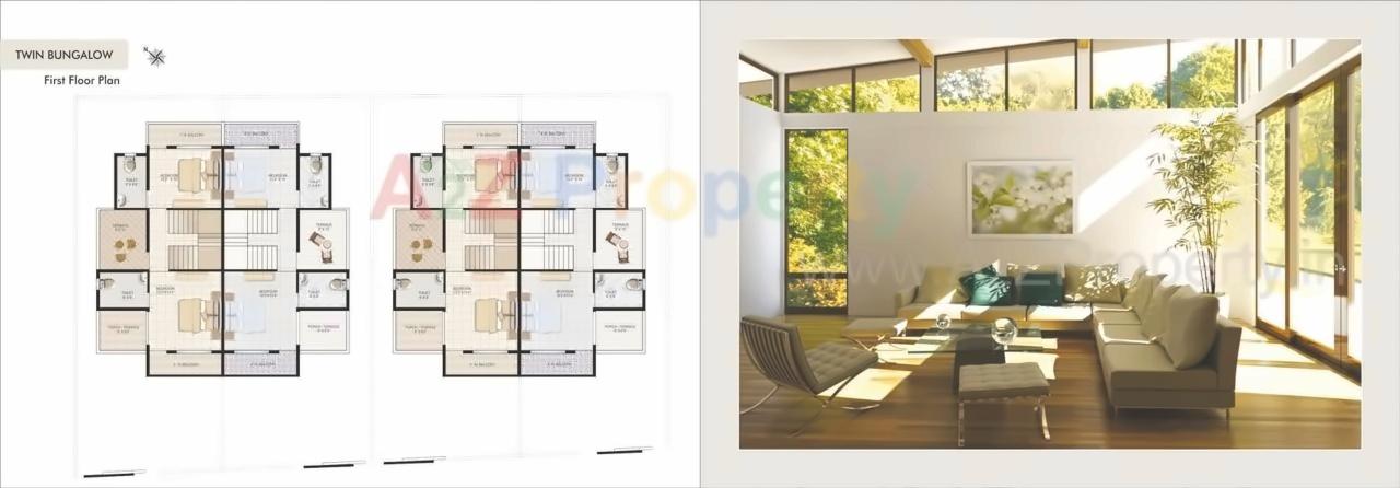 Layout of real estate project Renuka Plaza located at Sansari, Nashik, Maharashtra