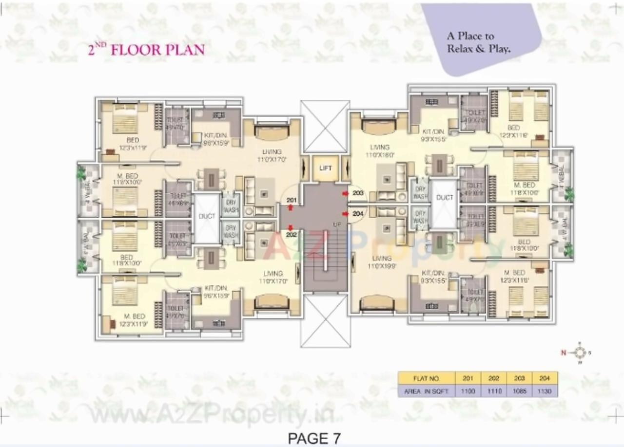 Layout of real estate project Sai Shilp Residency  Bhakti located at Nashik-m-corp, Nashik, Maharashtra
