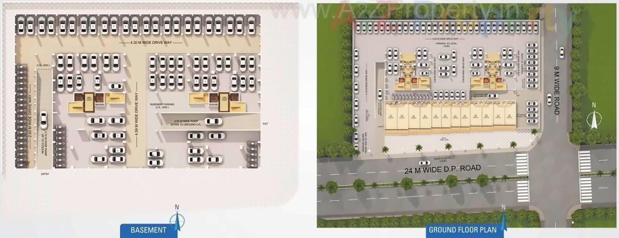 Layout of real estate project Saishrushti located at Nashik-m-corp, Nashik, Maharashtra