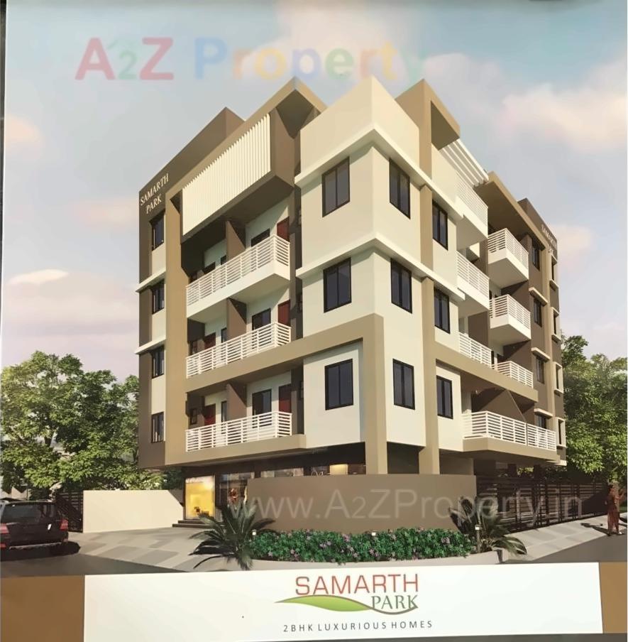 3D Elevation of real estate project Samartha Park Apartment located at Aanandwali, Nashik, Maharashtra