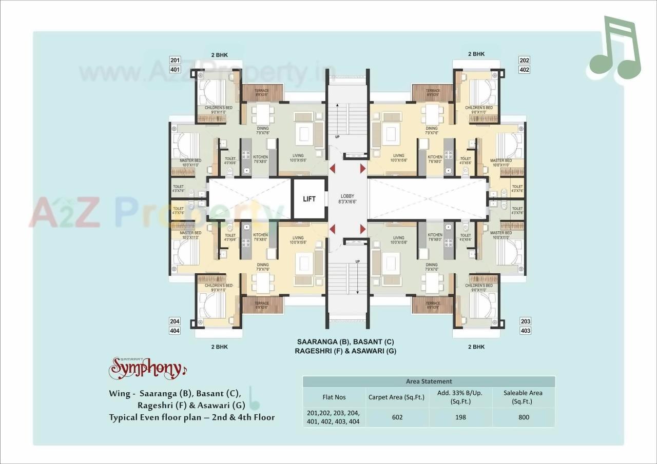 Layout of real estate project Samraat Symphony Project 0 located at Nashik, Nashik, Maharashtra