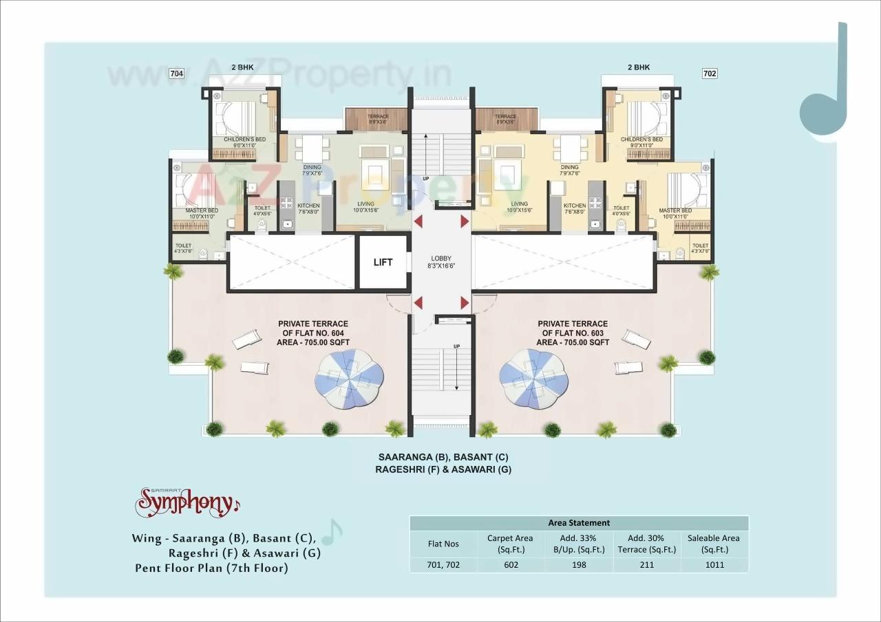 Layout of real estate project Samraat Symphony Project 0 located at Nashik, Nashik, Maharashtra