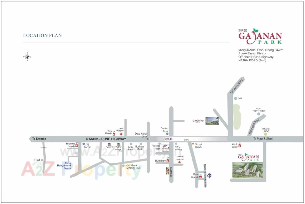  of real estate project Shree Gajanan Park located at Deolaligaon, Nashik, Maharashtra