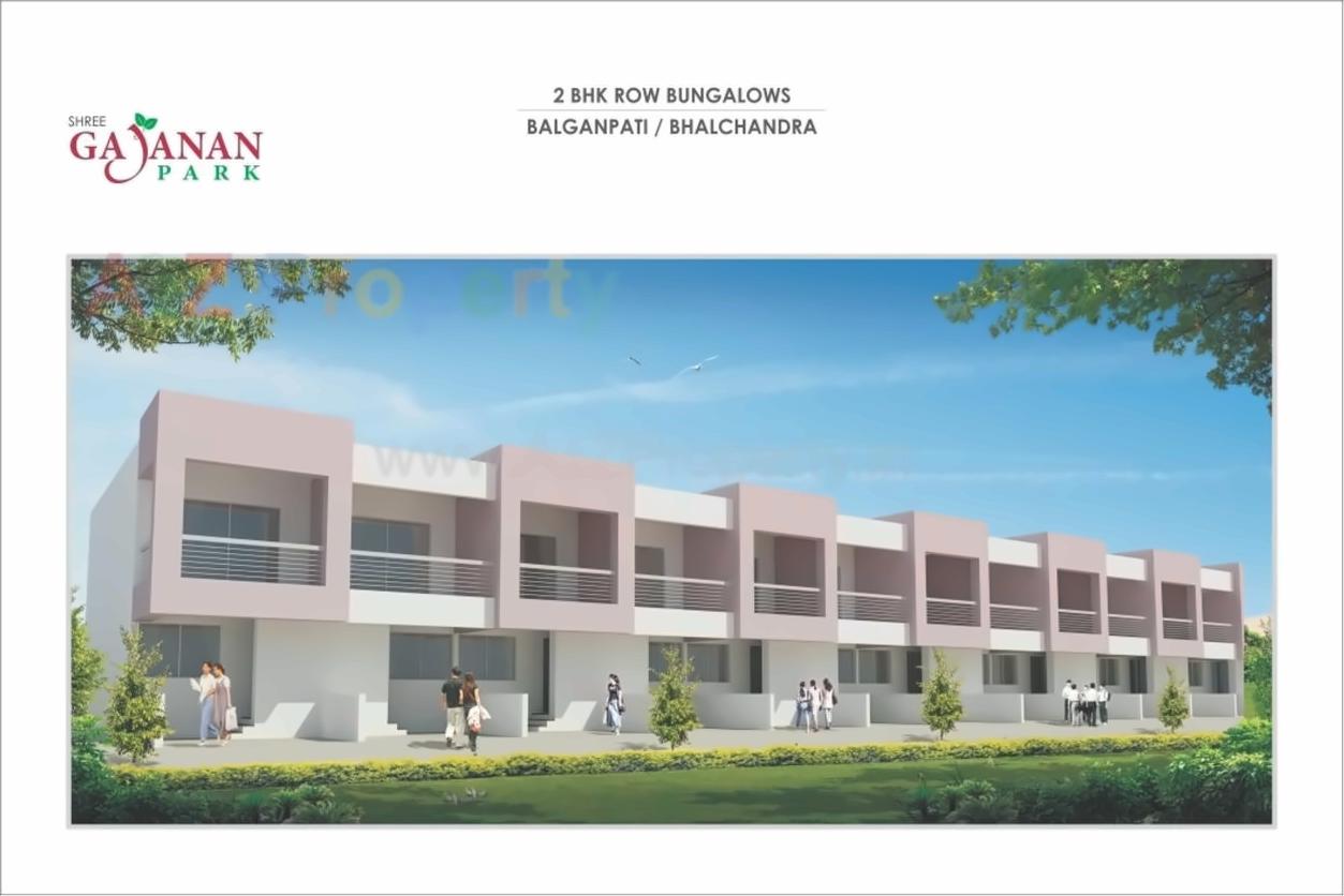 3D Elevation of real estate project Shree Gajanan Park located at Deolaligaon, Nashik, Maharashtra