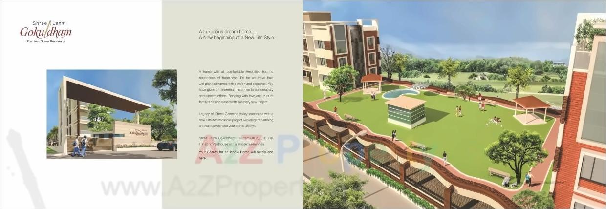 3D Elevation of real estate project Shree Laxmi Gokuldham located at Belatgavhan, Nashik, Maharashtra