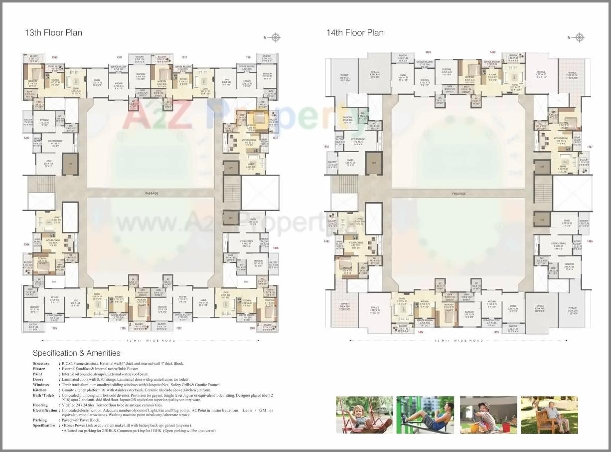 Layout of real estate project Shree Tirumala Aashiyana Apartment located at Nashik, Nashik, Maharashtra