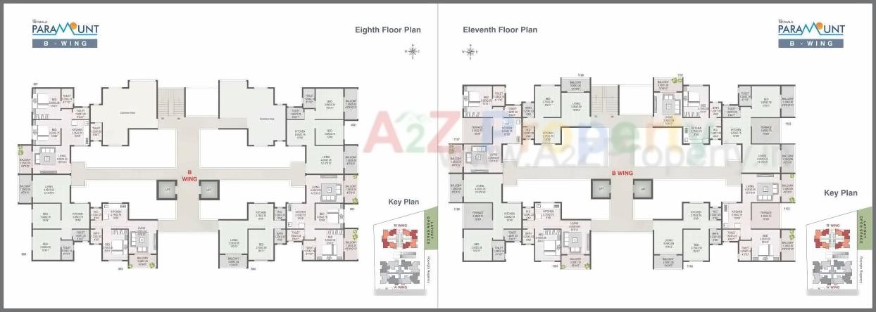 Layout of real estate project Shree Tirumala Paramount Apartment located at Nashik, Nashik, Maharashtra