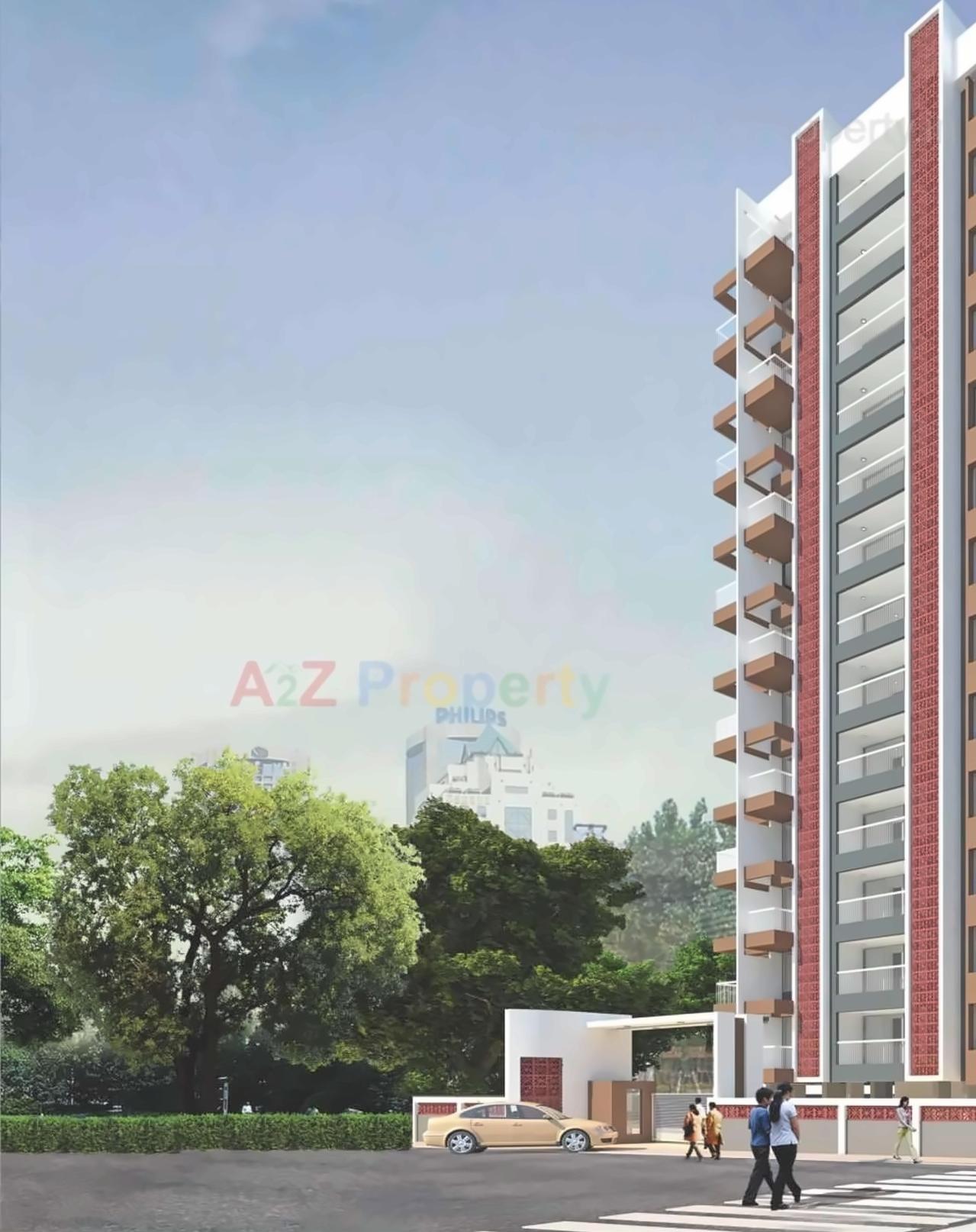 3D Elevation of real estate project Shree Tirumala Riviera located at Aanandwali, Nashik, Maharashtra