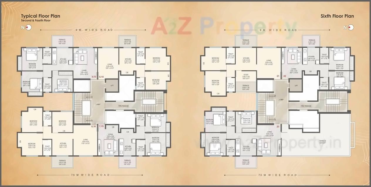 Layout of real estate project Shree Tirumala Swastik Apartment located at Indiranagar, Nashik, Maharashtra