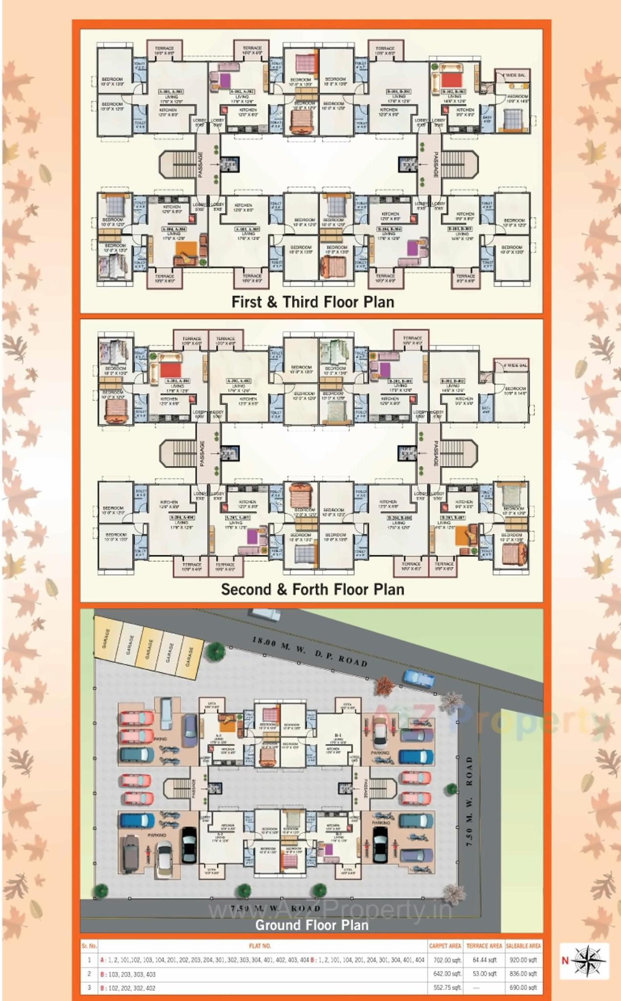Layout of real estate project Springfield located at Nashik, Nashik, Maharashtra