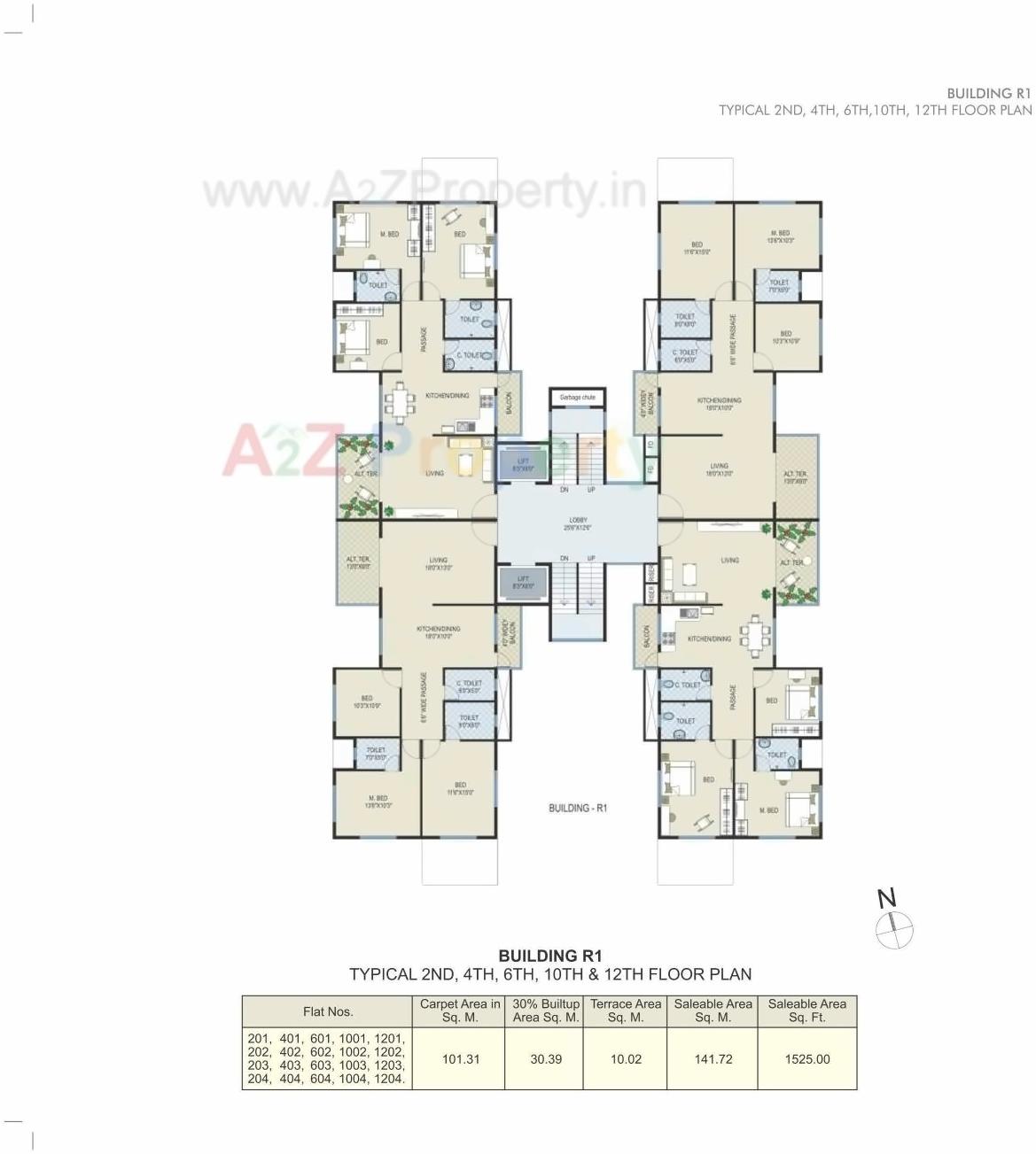 Layout of real estate project Suyojit One World I,  Hospital located at Deolali-cb, Nashik, Maharashtra