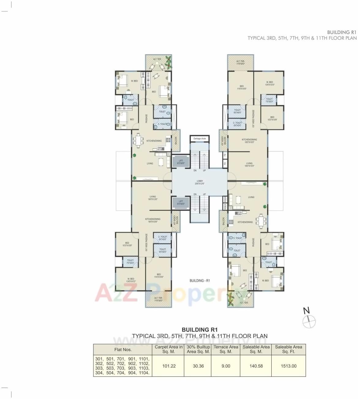 Layout of real estate project Suyojit One World I,  Hospital located at Deolali-cb, Nashik, Maharashtra