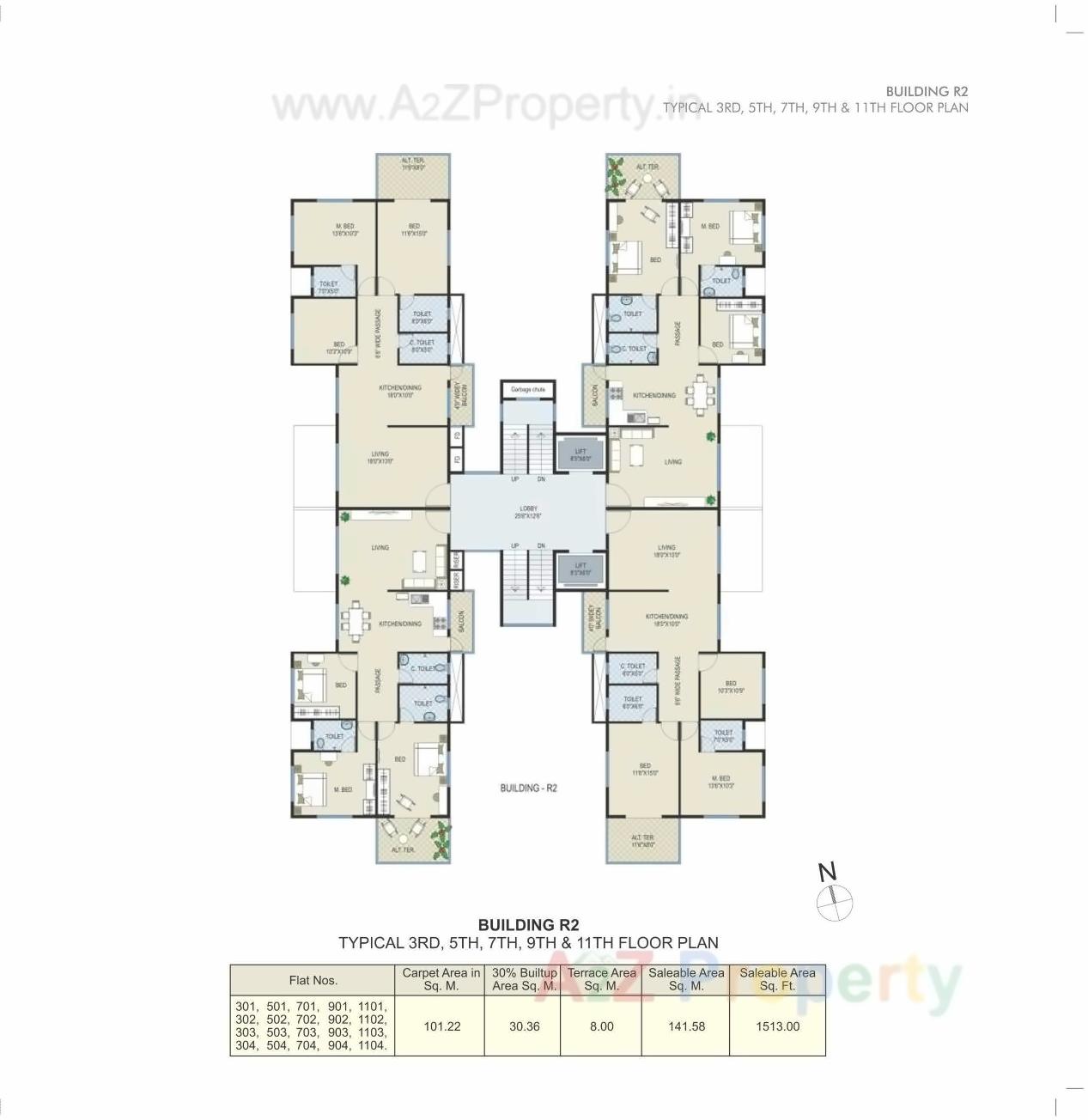 Layout of real estate project Suyojit One World I,  Hospital located at Deolali-cb, Nashik, Maharashtra