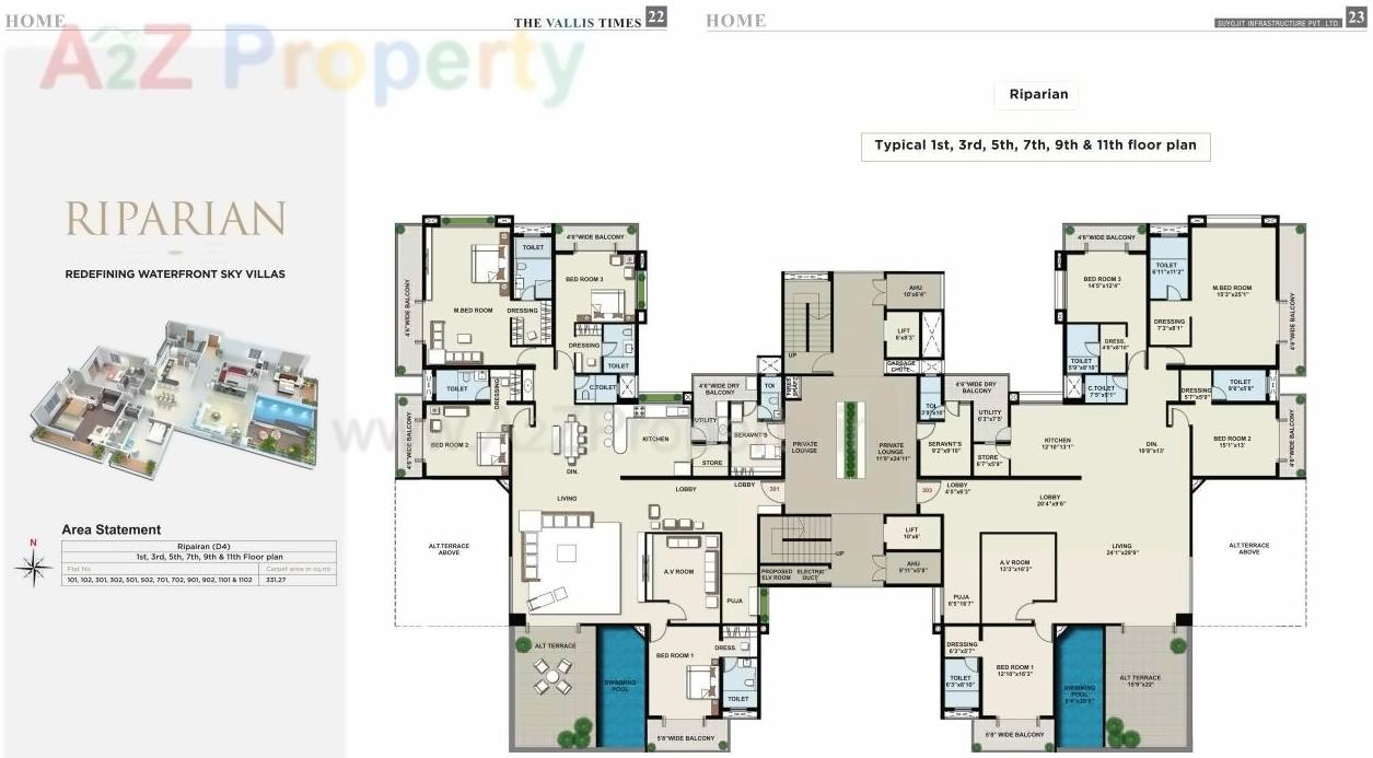 Layout of real estate project Suyojit Viridian Vallis D3 Otio located at Nashik, Nashik, Maharashtra