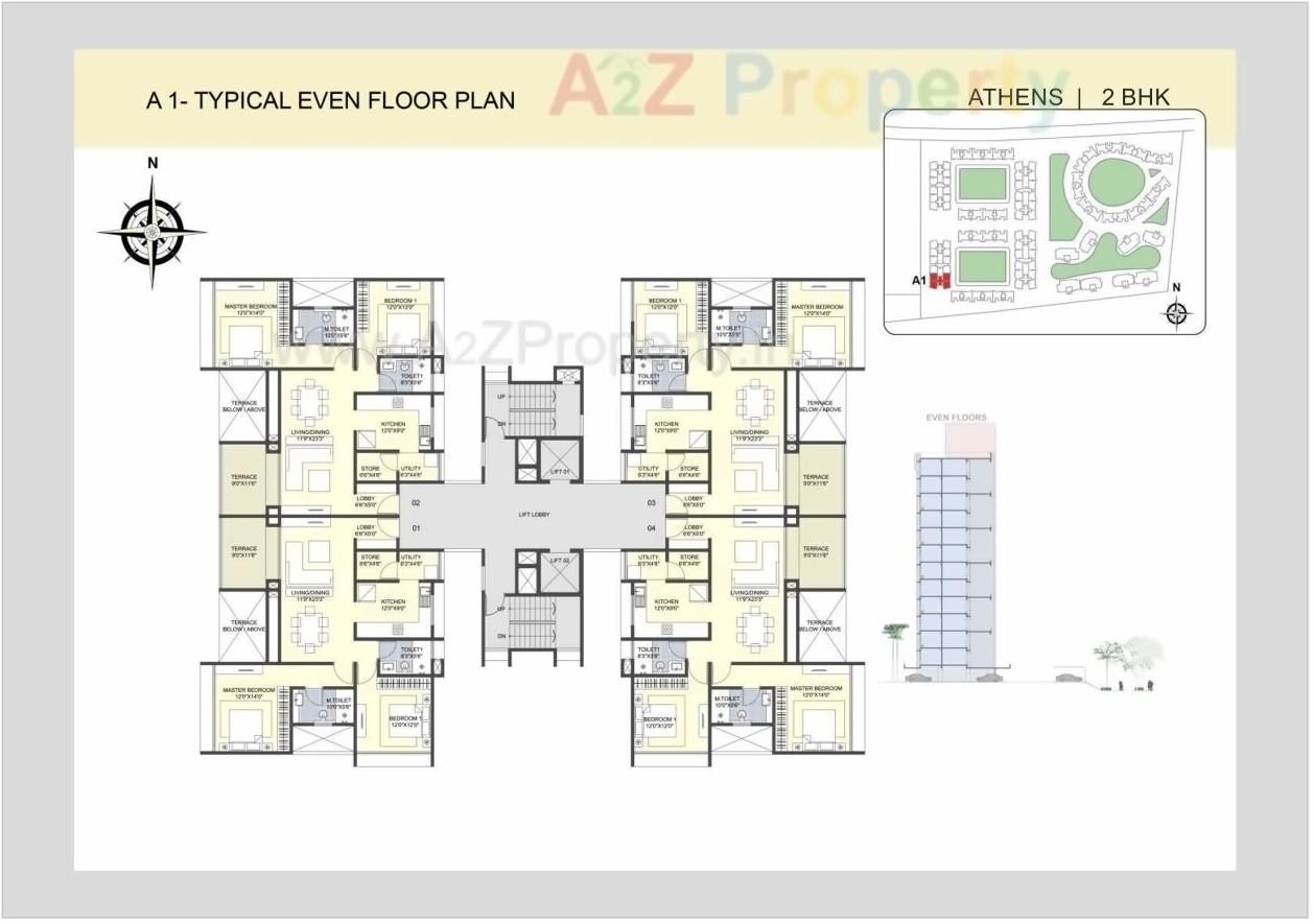 Layout of real estate project The Metrozone Aspen located at Nashik-m-corp, Nashik, Maharashtra