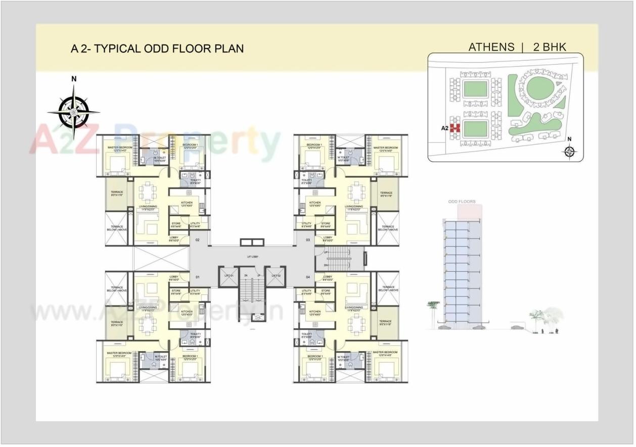 Layout of real estate project The Metrozone Aspen located at Nashik-m-corp, Nashik, Maharashtra