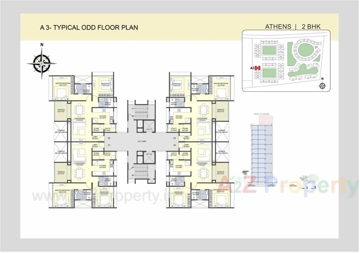 Layout of real estate project The Metrozone Aspen located at Nashik-m-corp, Nashik, Maharashtra