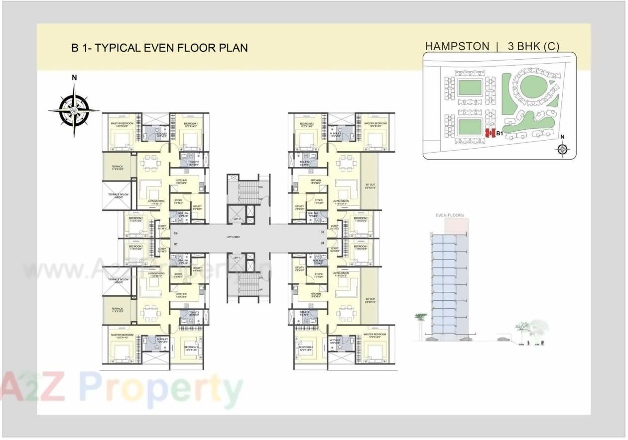 Layout of real estate project The Metrozone Aspen located at Nashik-m-corp, Nashik, Maharashtra